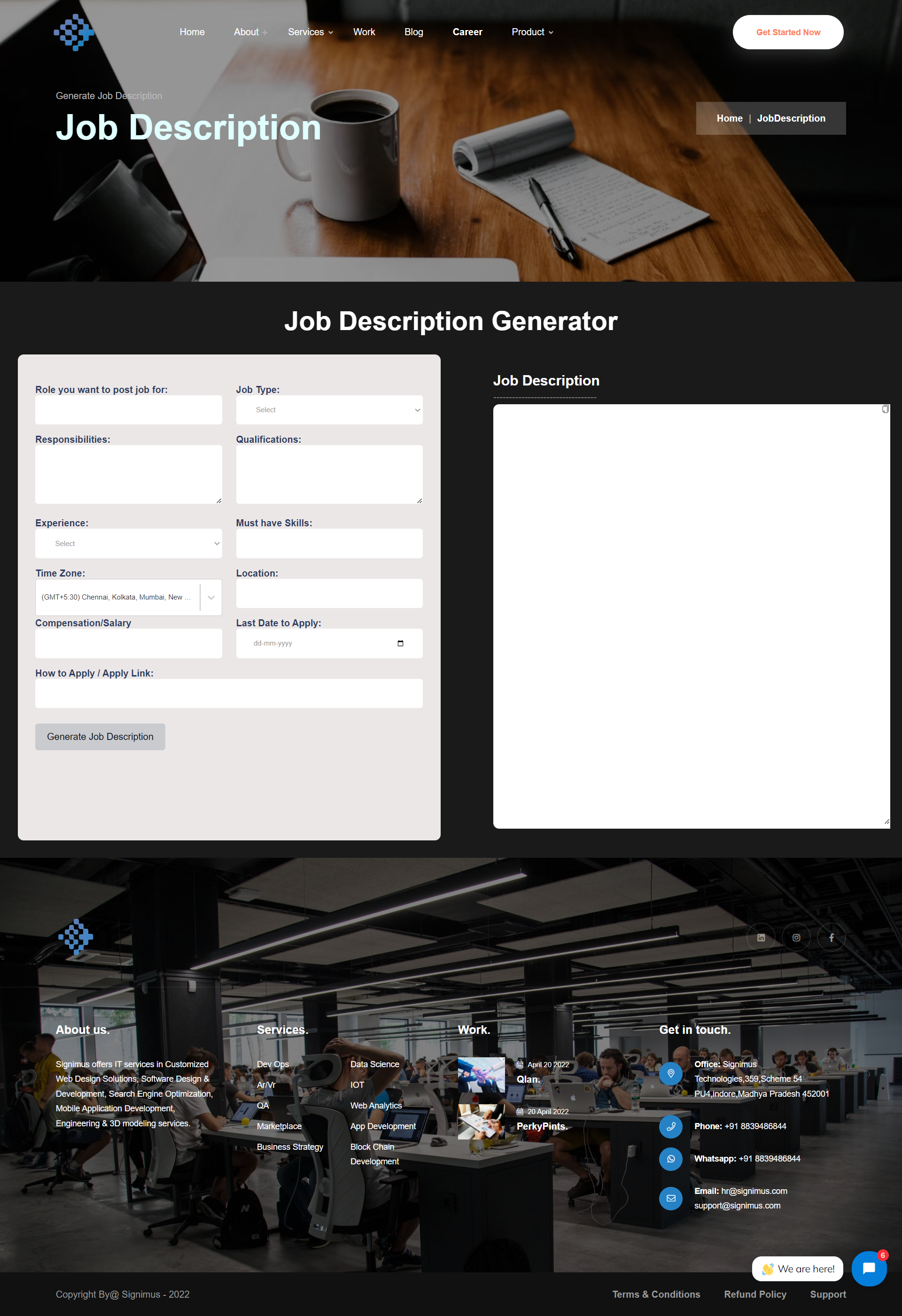 jobgenerator-page